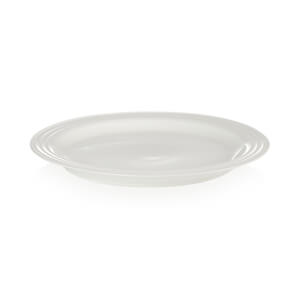 Le Creuset White Stoneware Dinner Plate 27cm
